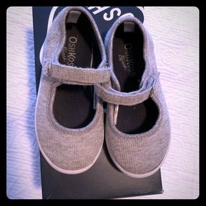Grey toddler girl shoes